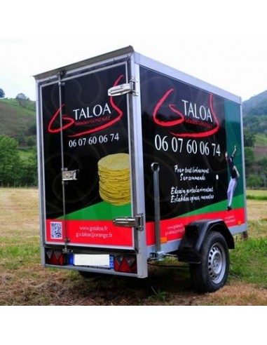 Remorque réfrigérée GS TALOA (3 m3) - location à Ascain Sébastien Gonzalez - Fête basque chez vous avec acheter au pays basque .