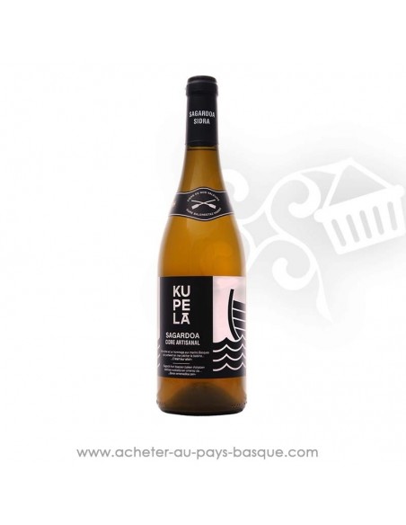 Cidre basque Kupela Beltza - cidre traditionnel brut - livraison a domicile bayonne biarritz