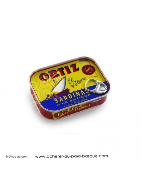 Sardines Ortiz en boite 140 g - espagnole cuisine conserve basque - livraison course à domicile bayonne biarritz anglet