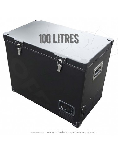 Glacière électrique très grande capacité 100 L Réfrigérateur mobile Congélateur portable Caisson frigo