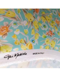 Viscose fleurie Gai Mattiolo Italie -  tissus habillement viscose italienne haute couture - vetement couturiere sur mesure 2