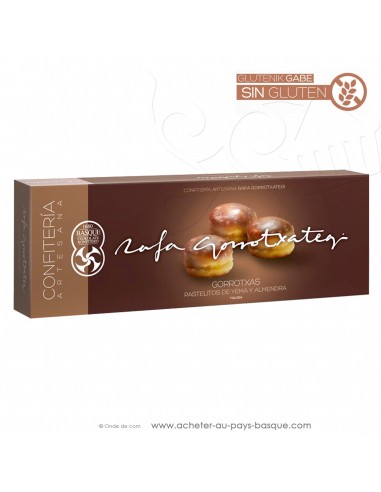 6x Macarons basques "Gorrotxas" Espagne gamme gourmet - Rafa Gorrotxategi maitre chocolatier basque