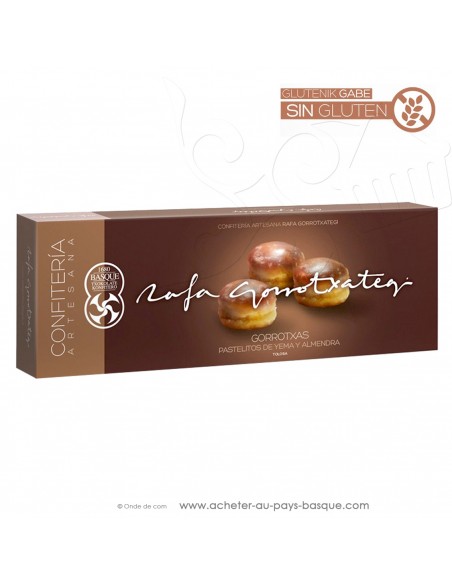 6x Macarons basques "Gorrotxas" Espagne gamme gourmet - Rafa Gorrotxategi maitre chocolatier basque