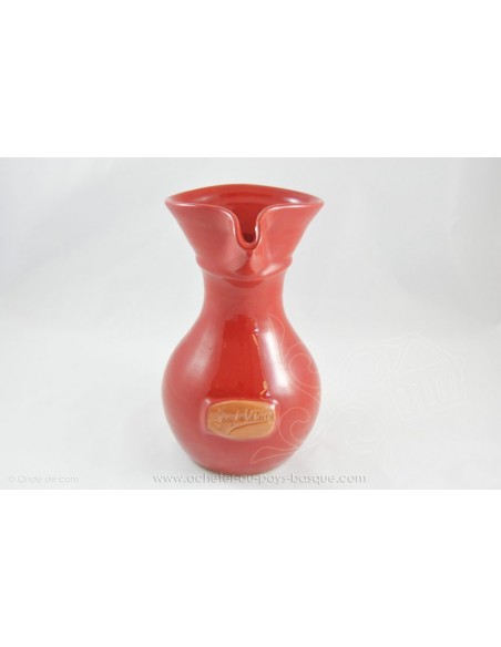 Pichet à Sangria rouge - céramique - Jean de la Terre - Ekibidea Cambo les Bains