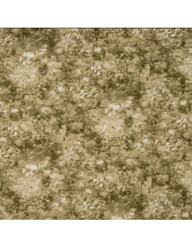 Tissu coton seersucker tie and die vert kaki - tissus habillement au mètre - vetement couturiere sur mesure  Biarritz