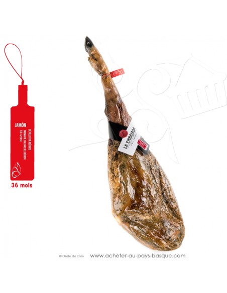 Jambon Bellota Ibérico 50% race Ibérique très bonne qualité  - label Rouge charcuterie espagnole achat vente en ligne