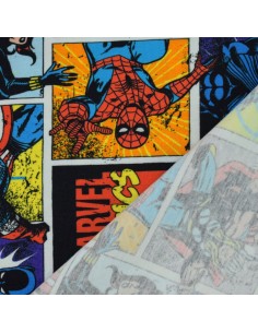 Tissu Disney enfant Jersey coton Avengers personnages Marvel Sipderman Thor - Tissus habillement au mètre vente en ligne 2