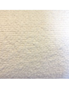 Jacquard ameublement bouclette blanc effet laine mouton Thévenon - tissu siège au mètre coussin rideaux sur mesure réfection 2