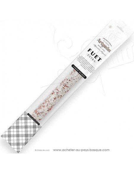 La Saucisse Sèche Espagnole : FUET Extra élaborée avec de la viande de cochon Duroc