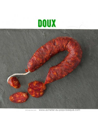 Chorizo de Sarta (corde) format ficelle, de qualité à couper en tranche pour l'apéro. Idéal plateau de charcuterie Espagnole.