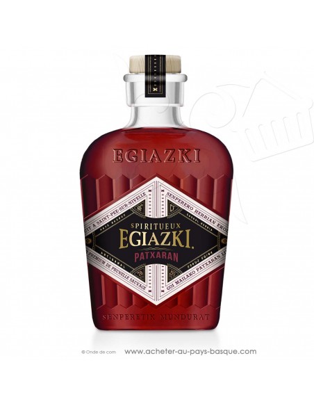 acheter Patxaran egiazki Le Véritable - liqueur Basque  prononcé Patcharan : macération de prunelles sauvages - vente en ligne
