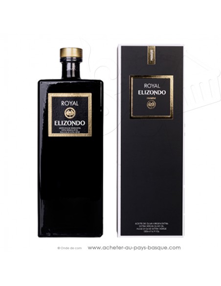 Huile d'olive espagnole ROYAL extra vierge Elizondo  premium - 500ml - conserve basque cuisine - epicerie fine