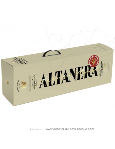 Coffret à offrir de Jambon ibérique de Bellota 50% avec os 7,5 kg avec support et couteau