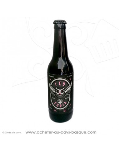 Bière Basque artisanale ici la IXO Blanche Xuria 5% 33cl - Egiazki spécialiste spiritueux liqueurs et alcools basques