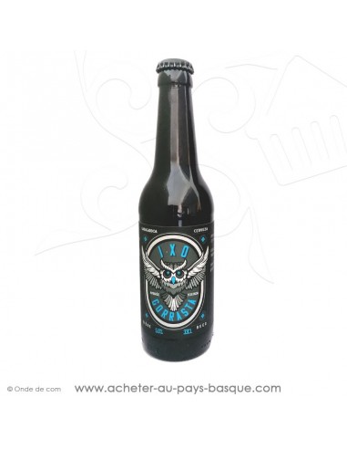 Bière Basque artisanale ici la IXO Ambrée BIO Gorrasta 5% 33cl - Egiazki spécialiste spiritueux liqueurs et alcools basques