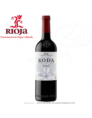Vin rouge Espagnol pour séduire  appellation d'origine contrôlé D.O.Ca RIOJA : Roda Reserva   produit epicerie espagnole
