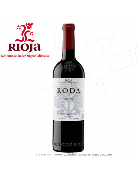 Vin rouge Espagnol pour séduire  appellation d'origine contrôlé D.O.Ca RIOJA : Roda Reserva   produit epicerie espagnole