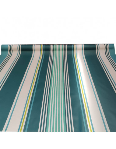 Nappes en Toile enduite rayure traditionnelles Basque - art de la table - tissus ameublement au mètre