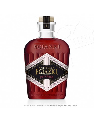 acheter Patxaran egiazki Le Véritable - liqueur Basque  prononcé Patcharan : macération de prunelles sauvages - vente en ligne