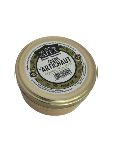 zoom Crème artichauds au piment d'Espelette délices d'aita itxassou - epicerie fine - plat cuisiné conserve apero basque