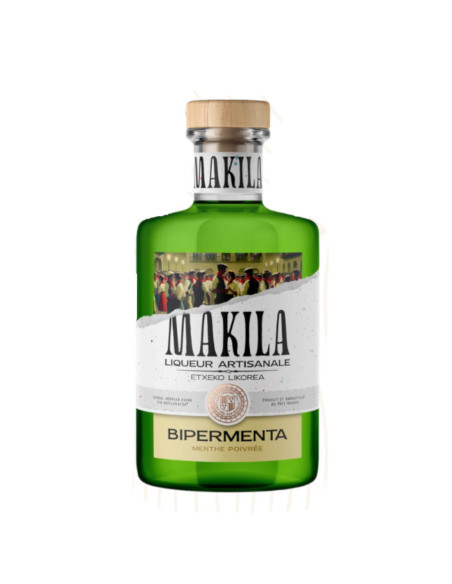 acheter bipermenta liqueur de menthe poivrée, type « peppermint » vente en ligne liqueur spiritueux alcool basque MAKILA