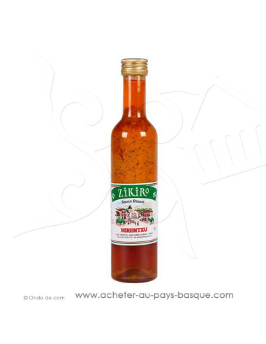 Sauce basque ZIKIRO douce - produit basque epicerie salé - aperitif conserve espagnole - livraison a domicile
