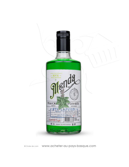 acheter spiritueux basque liqueur menthe poivrée Biperment ETS. LAPURDI 18° - vente en ligne aperitif digestif alcool basque