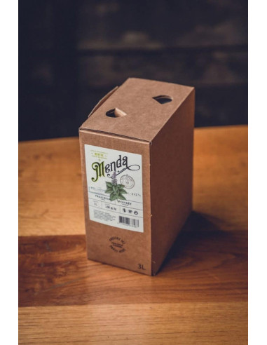 Bib 3 Litres Menda liqueur de menthe fraiche ETS. LAPURDI 18°- spiritueux Basque