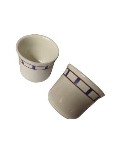 Zoom Tasse espresso gamme basque traditionnelle - art de la table vaisselle café expresso -  livraison courses domicile