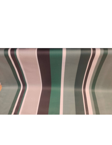 Nappes en Toile enduite rayures traditionnelles Basques - art de la table - tissus ameublement au mètre