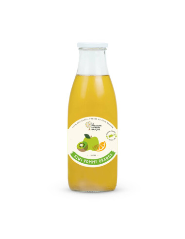 Le pressoir du Pays Basque jus multivitaminé local orange kiwi pomme1L naturel pur jus de fruits sud ouest - santé bien être
