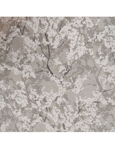 Toile savoie polycoton YOSHINO feuillage naturel 155cm STOF - Tissus Ameublement au mètre rideaux coussins accessoires déco