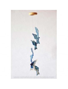 Mobile agate requins bleus gris - bresil boutique 2