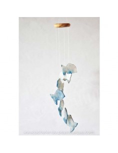 Mobile agate poissons bleus - bresil boutique