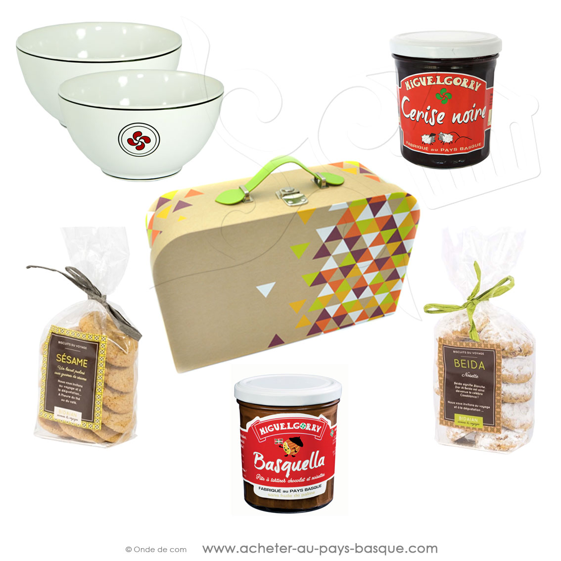 Coffret petit déjeuner basque 2 personnes
